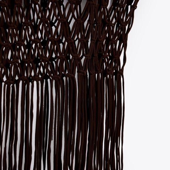 Zara limited edition cotton fringe midi dress - Picture 5 of 6